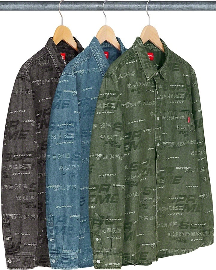 Dimensions Logo Denim Shirt